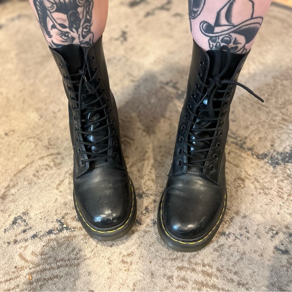Doc Martens 1490 leather mid calf boots - Picture 11 of 11